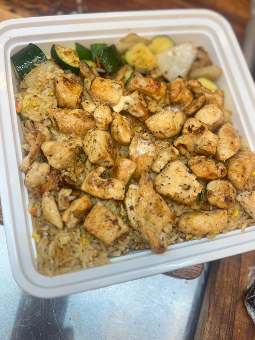 Chicken hibachi bowl